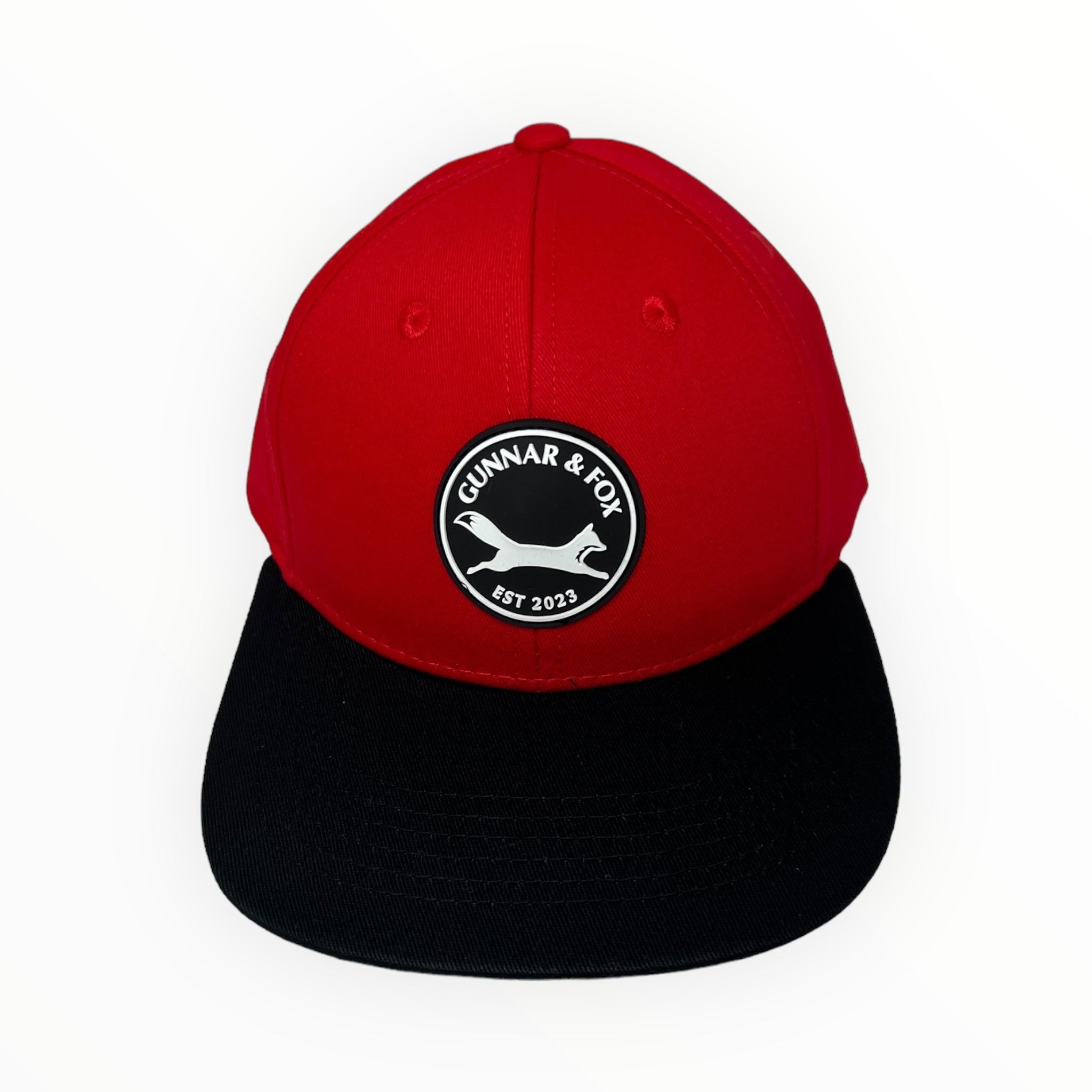 Snapback Cap - Black/ red