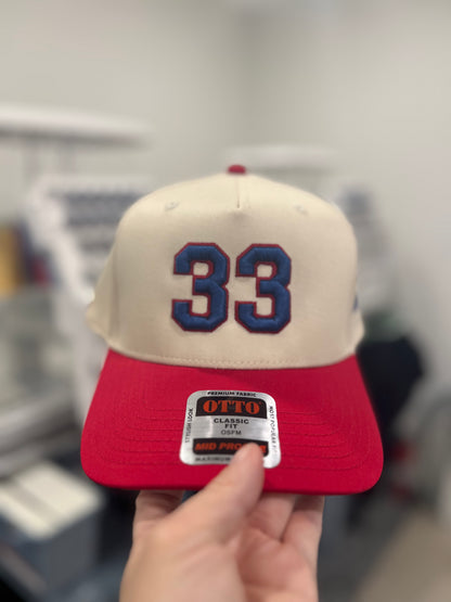 Custom Puff Number Hat
