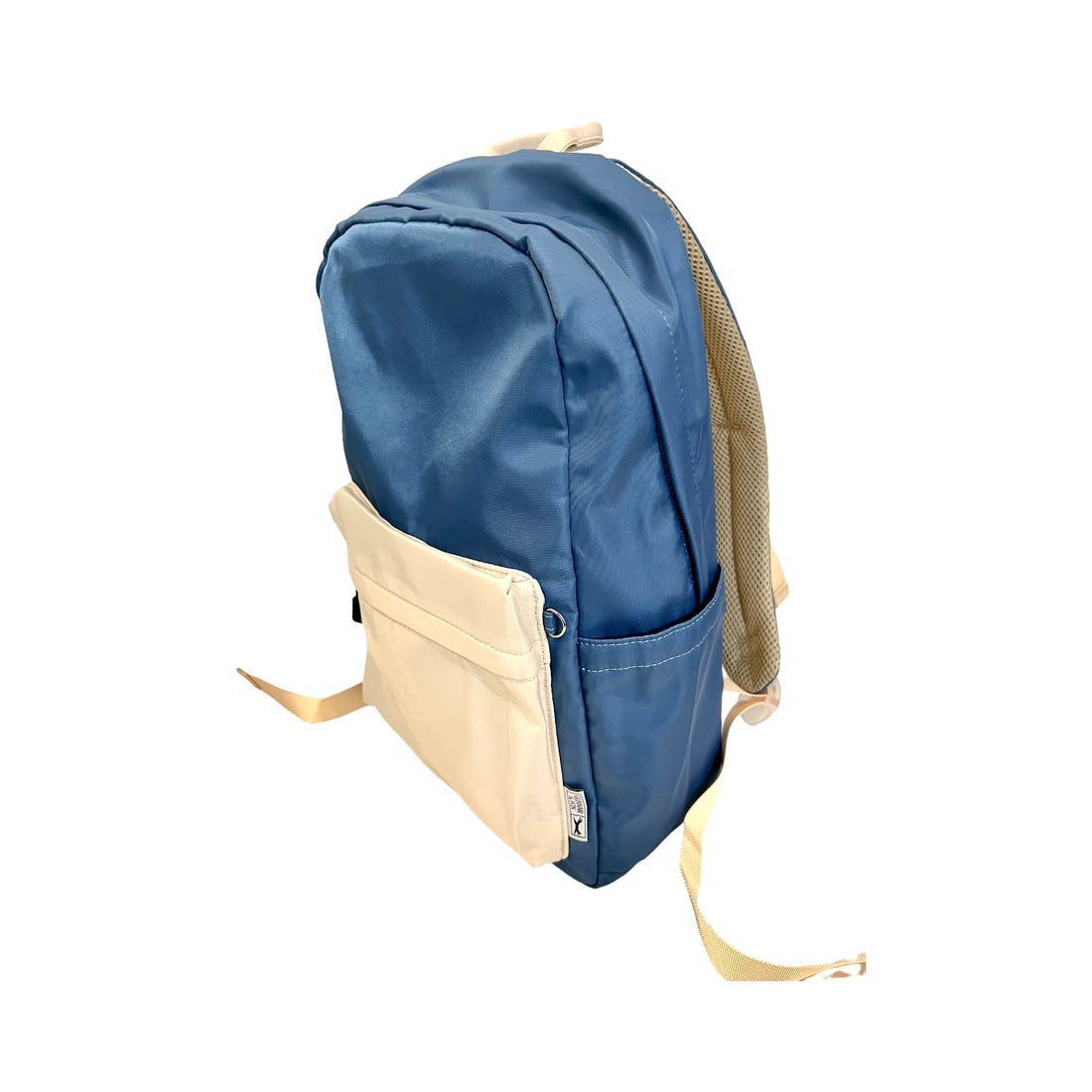 Backpack - Blue/ Beige