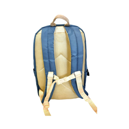 Backpack - Blue/ Beige