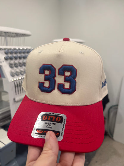 Custom Puff Number Hat