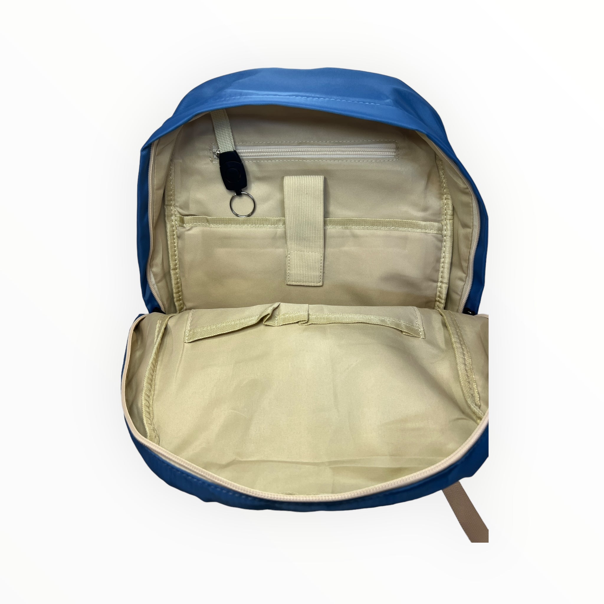 Backpack - Blue/ Beige