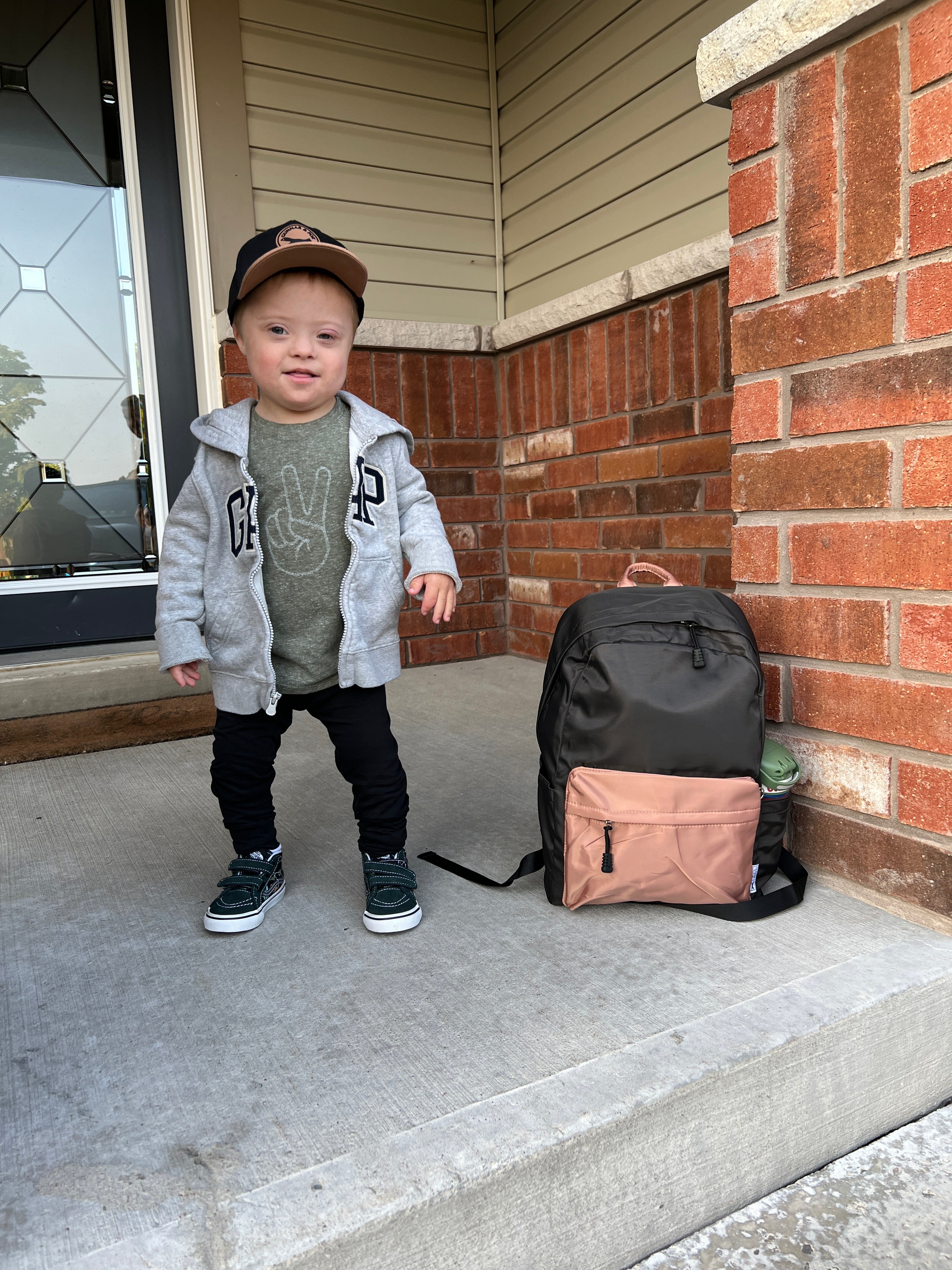 Backpack - Black/ Brown