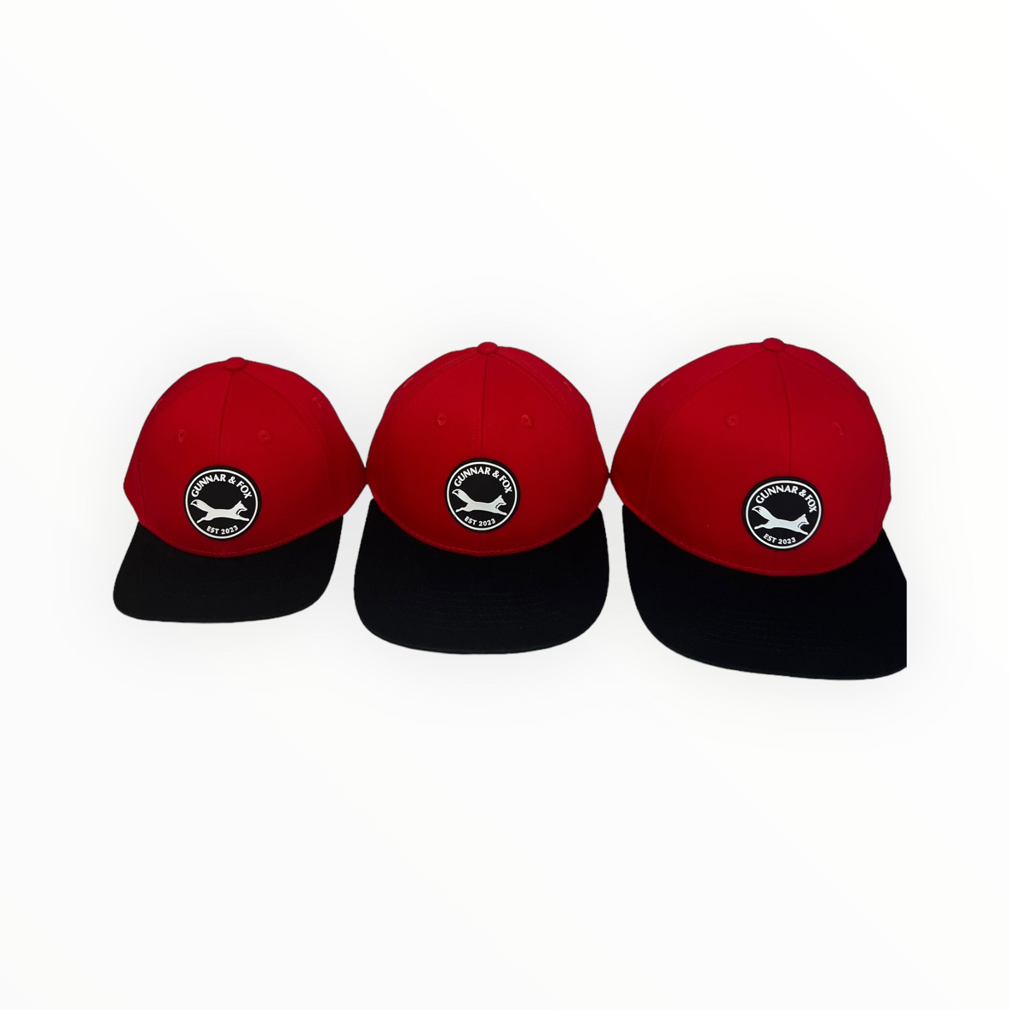 Snapback Cap - Black/ red