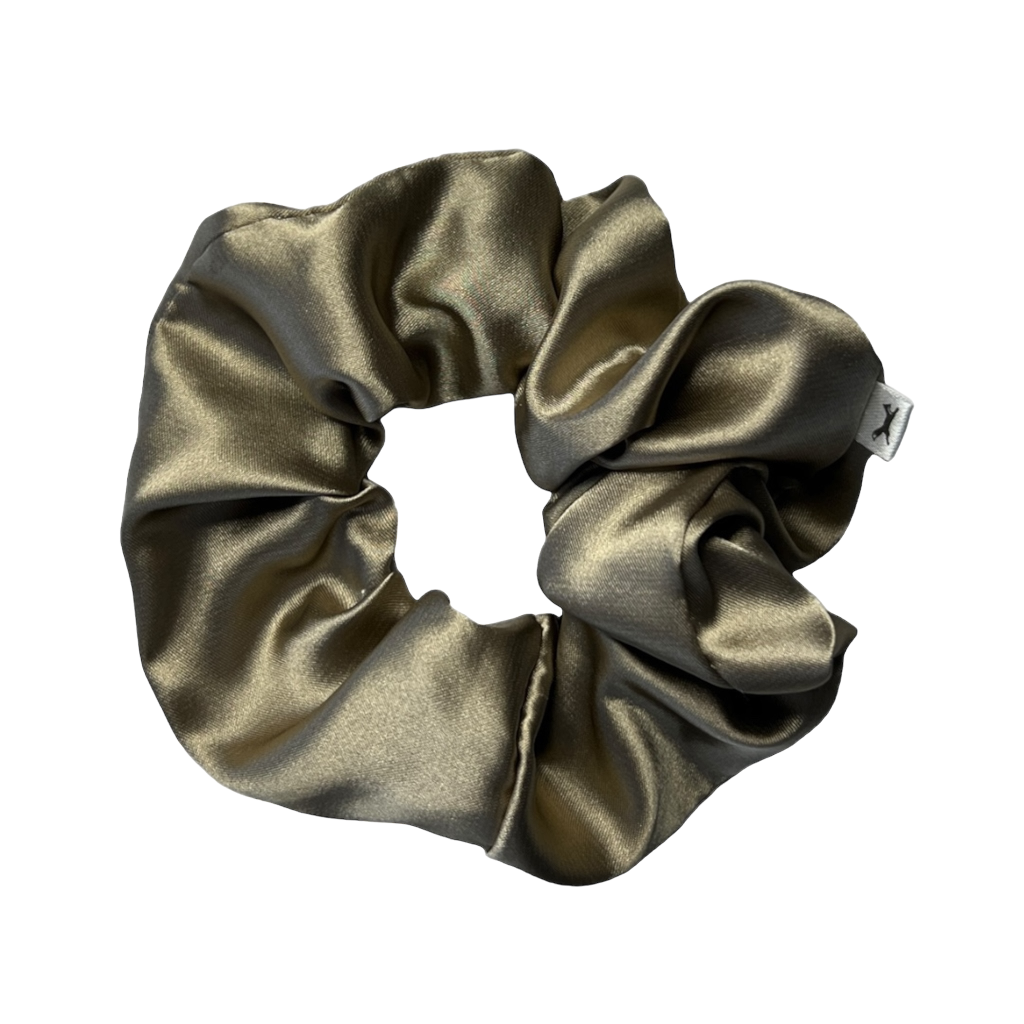 Scrunchie - Silver Satin