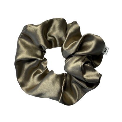 Scrunchie - Silver Satin