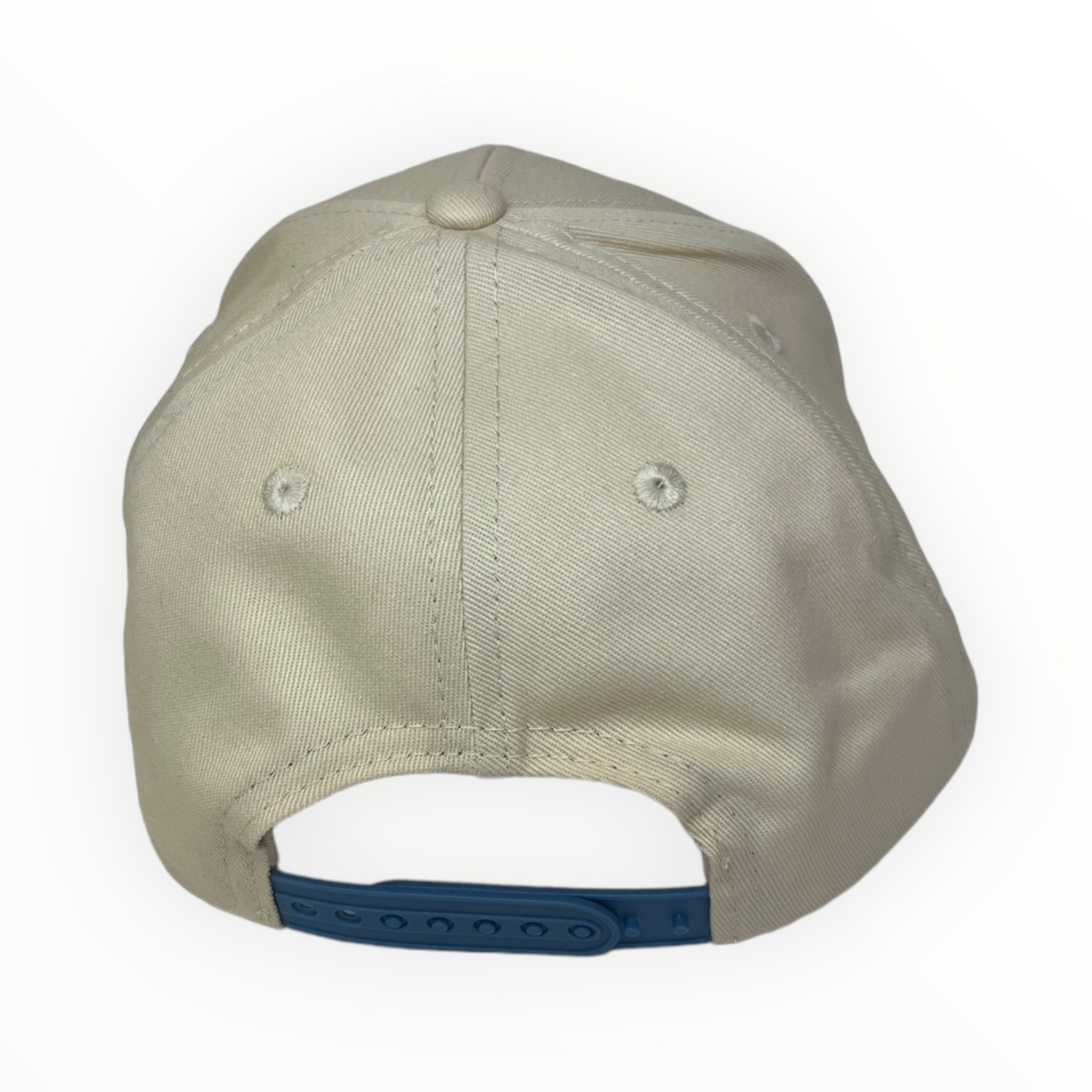 Snapback cap- blue/ beige