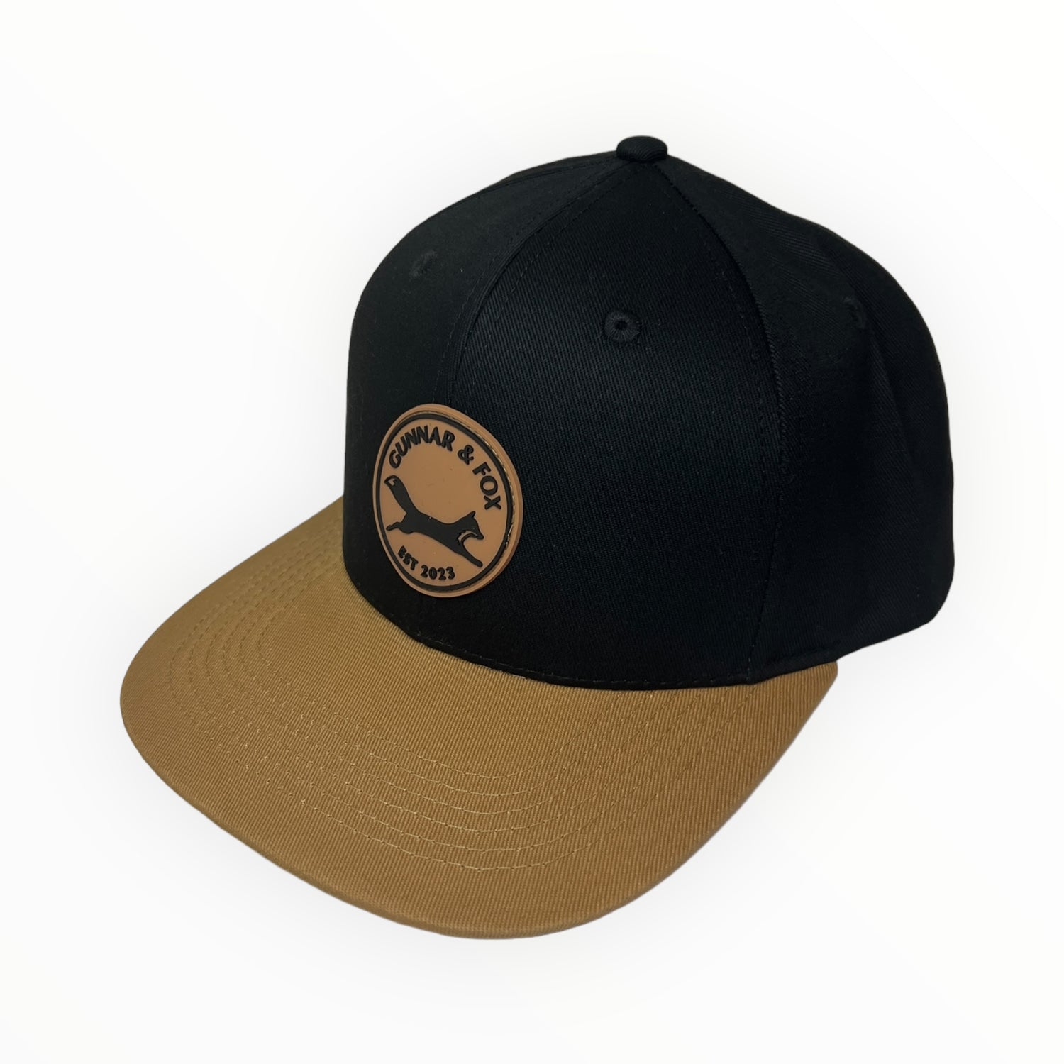 SnapBack cap - Black/ Brown