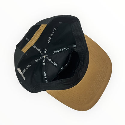 SnapBack cap - Black/ Brown