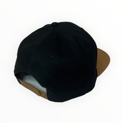 SnapBack cap - Black/ Brown