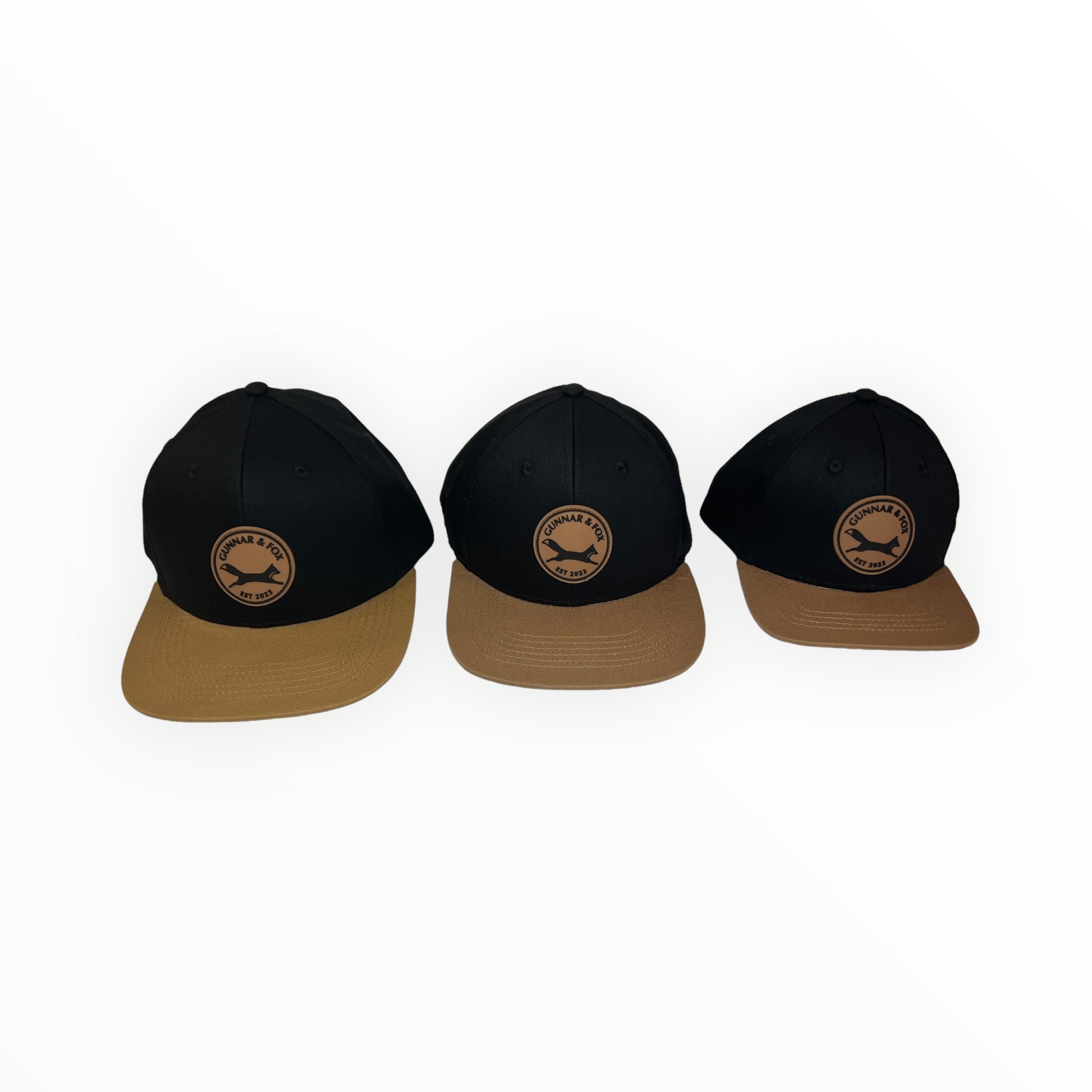 SnapBack cap - Black/ Brown