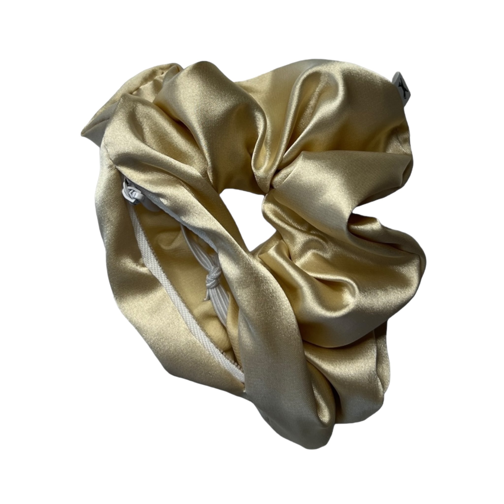 Scrunchie - Beige Satin